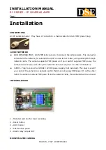 Preview for 3 page of DSE RY Series Installation Manual