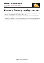 Preview for 57 page of DSE RY Series Installation Manual