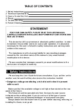 Preview for 2 page of DSE STORM 2000 User Manual