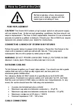 Preview for 7 page of DSE STORM 2000 User Manual