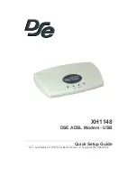 DSE XH1148 Quick Setup Manual предпросмотр