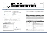 Preview for 2 page of DSG Technology SH2500 Quick Start Manual