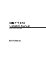 Preview for 1 page of DSG InterPhone Operation Manual