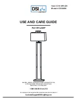 Предварительный просмотр 1 страницы DSI LIGHTING 310 499 420 Use And Care Manual