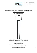 Предварительный просмотр 9 страницы DSI LIGHTING 310 499 420 Use And Care Manual