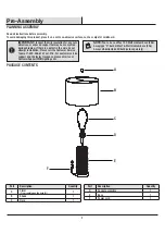 Preview for 3 page of DSI LIGHTING 310 499 945 Use And Care Manual