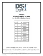 Preview for 1 page of DSI DST-80 Service & Installation Manual