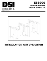 Предварительный просмотр 1 страницы DSI ES8900 Installation And Operation Manual