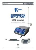 DSI MINI SURGERY MOTOR User Manual preview