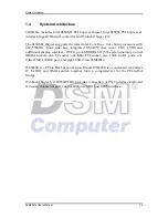 Предварительный просмотр 9 страницы DSM Computer AG 96M4281o User Manual