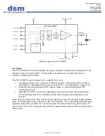 Предварительный просмотр 4 страницы DSM VF-150 OEM User Manual