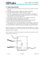 Preview for 6 page of DSPeaker Anti-Mode 8033 cinema User Manual