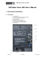 Preview for 4 page of DSPeaker Servo 300 User Manual