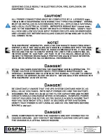 Preview for 8 page of DSPM Cobra Plus Standby Maintenance Manual