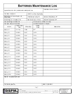 Preview for 23 page of DSPM Cobra Plus Standby Maintenance Manual