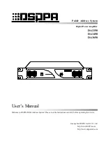 DSPPA DA3350 User Manual preview