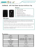 DSPPA DSP8064B Quick Start Manual предпросмотр