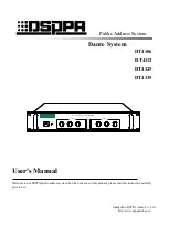 Preview for 1 page of DSPPA DT4106 User Manual