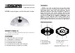 DSPPA FP-808 Owner'S Manual предпросмотр