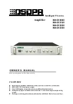 Preview for 1 page of DSPPA MAG1306II Owner'S Manual