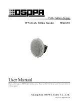 Предварительный просмотр 1 страницы DSPPA MAG6311 User Manual