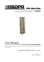 Предварительный просмотр 1 страницы DSPPA MAG6368 User Manual