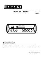 Preview for 1 page of DSPPA Mini60 User Manual