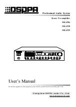 Preview for 1 page of DSPPA MK6906 User Manual