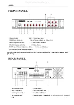 Preview for 4 page of DSPPA MP 210P Owner'S Manual