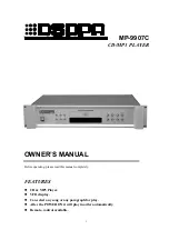 DSPPA MP-9907C Owner'S Manual preview