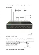 Предварительный просмотр 4 страницы DSPPA MP1000PIII Owner'S Manual