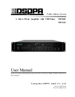 Предварительный просмотр 1 страницы DSPPA MP212U User Manual