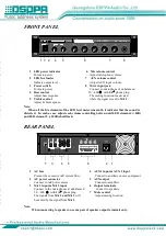 Preview for 2 page of DSPPA MP600PIII Quick Start Manual