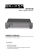 DSPPA MP9913B Owner'S Manual preview