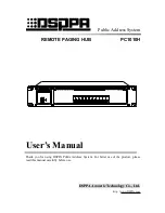 DSPPA PC1010H User Manual preview