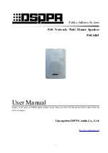 Предварительный просмотр 1 страницы DSPPA PoE6463 User Manual