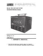 DSR INC-406A Owner'S Manual preview