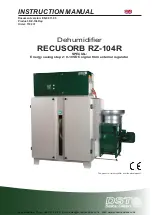 Предварительный просмотр 1 страницы DST RECUSORB RZ-104R Instruction Manual