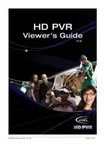 Preview for 1 page of DStv HD PVR Viewer'S Manual