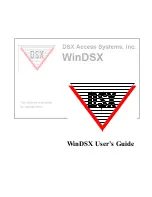 Preview for 1 page of DSX Access System, Inc. WinDSX User Manual