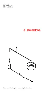 Предварительный просмотр 1 страницы DT Light e DePadova Assembly Instructions Manual