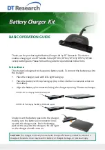 Preview for 1 page of DT Research Battery Charger Kit Basic Operation Manual