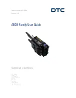 Предварительный просмотр 1 страницы DTC AEON-DEC User Manual