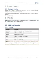 Preview for 14 page of DTC SOL7BNTX User Manual