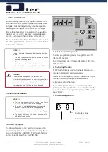 Предварительный просмотр 4 страницы dtec CONTROL V7E Operation Manual