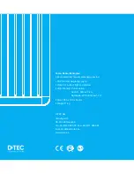 Предварительный просмотр 11 страницы dtec Denta Owner'S Manual