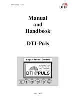 Preview for 1 page of DTI DTI-Puls-Series User Manual