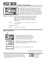 Preview for 1 page of DTI Fast-Tach Manual