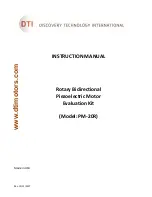 Предварительный просмотр 1 страницы DTI PM-20R Instruction Manual