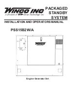 DTI WINCO PSS15B2W/A Installation And Operator'S Manual предпросмотр